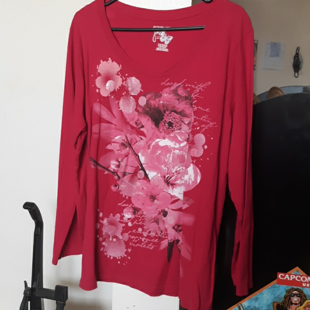 Pink long sleeve shirt